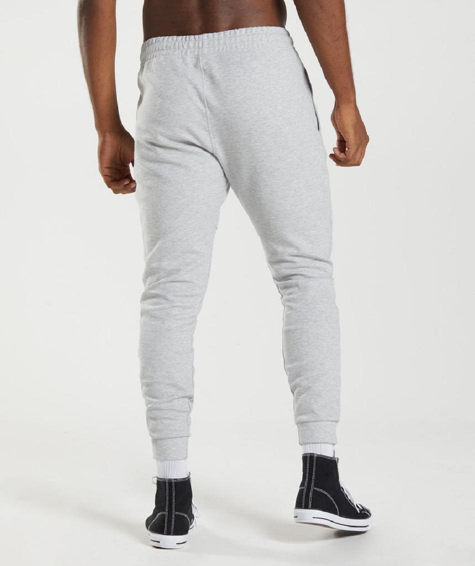 Pantalones Jogger Gymshark React Hombre Gris Claro | CO 3757QMA